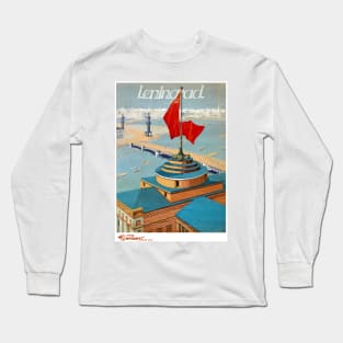 Vintage Travel Poster USSR Leningrad Russia Long Sleeve T-Shirt